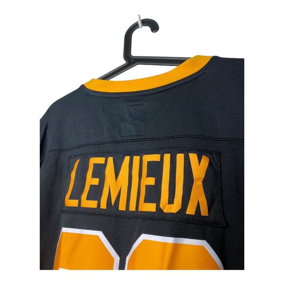 Fanatics Vintage Hockey Pittsburgh Penguins Mario Lemieux Jersey 66 Men’s XL - Picture 4 of 6